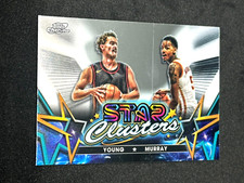 2023-24 Topps Chrome Cosmic Star Crusaders Insert Trae Young / Dejounte Murray**