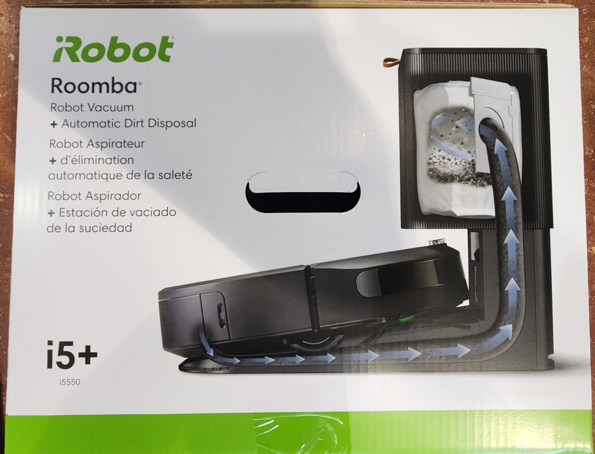 iRobot Roomba i5+ Self-Emptying Robot Vacuum OPEN BOX iRobot Roomba i5+ Self-Emptying Robot Vacuum OPEN BOX