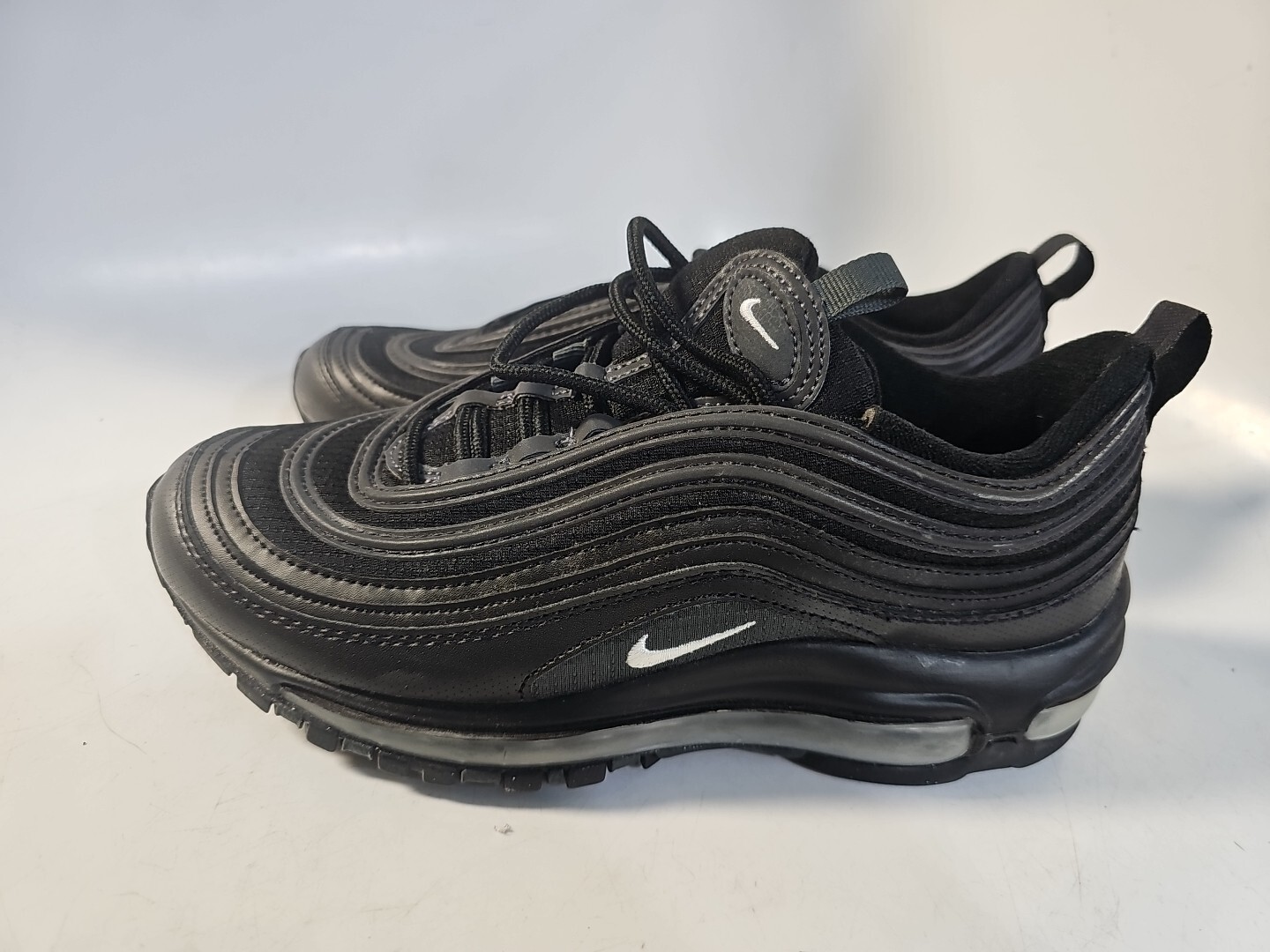 NIKE AIR MAX 97 BLACK RUNNING SNEAKERS 921522011 BOYS UNISEX SIZE