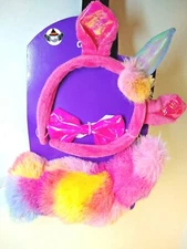 Rainbow Unicorn Headband Bow Tie and 9 inch Tail  New Halloween Costume