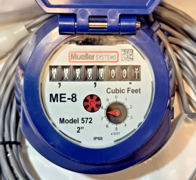 Mueller Systems ME-8 2'' Model 572 Water Meter Translator 25' Connector ME8