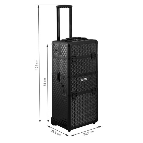 Maleta de cosméticos anndora® 2 ruedas trolley maleta de piloto Beauty-Case maleta de peluquería - Imagen 3 de 9