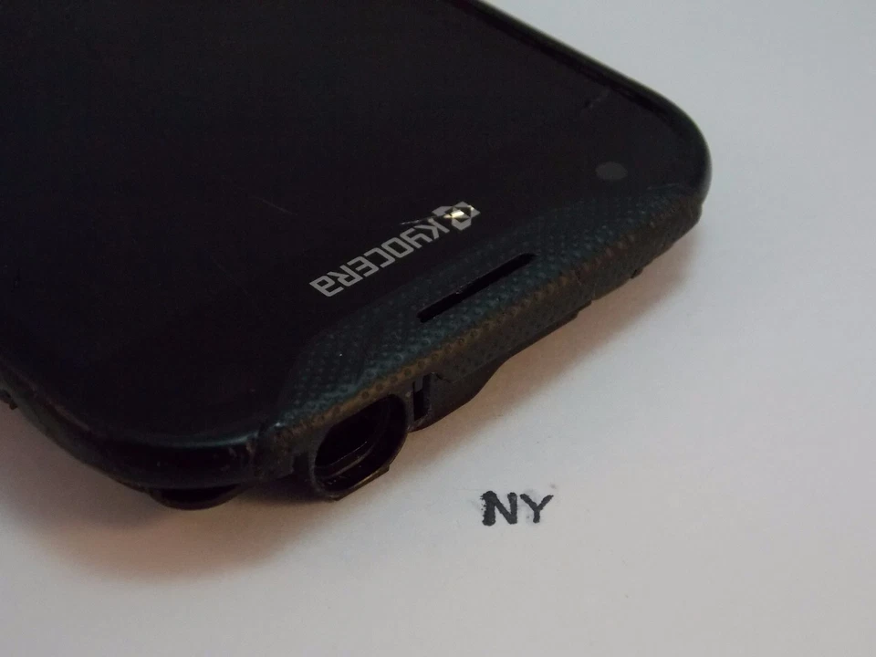 Teléfono LCD y táctil agrietado Kyocera Duraforce Pro E6820 AT&T en funcionamiento OEM #598-A Foto 4 de 4