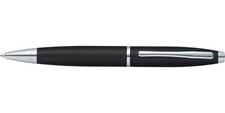 CROSS CALAIS MATTE BLACK AND CHROME BALLPOINT PEN 90 NEW CHRISTMAS GIFT