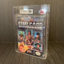 Thumbnail of ebay&reg; auction 286697299860 | WWF Wrestlemania Steel Cage Challenge UKG 75 NES Nintendo 1992 Sealed