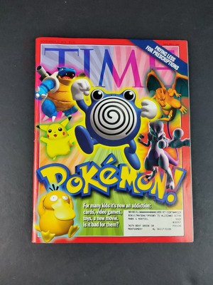 Vintage Time Magazine Pokemon Issue Nov 22 1999 90s Collectors W Centerfold Ebay