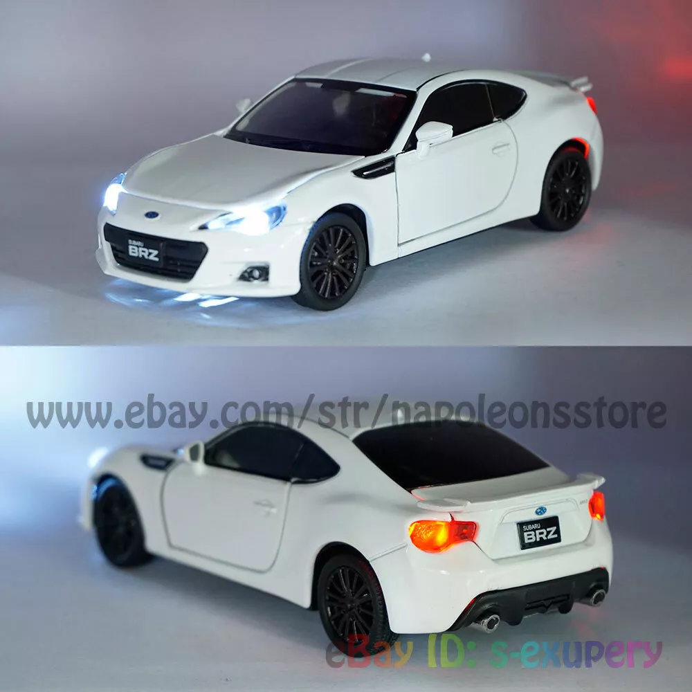 1:32 Subaru BRZ 2019 Hot Hatch Model Car Diecast Vehicle Collection Gift White