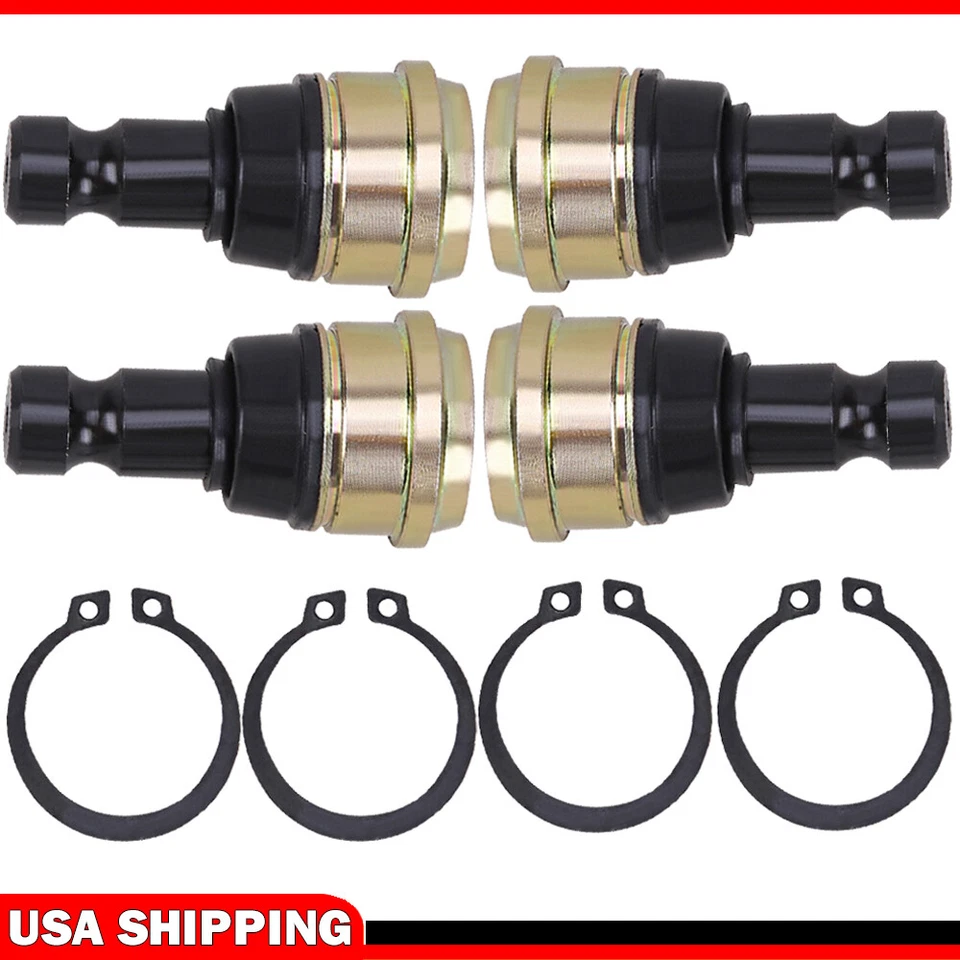 4X Heavy Duty Front Lower Upper Ball Joint For Polaris Scrambler XP 850 2013-15 - Image 2 of 4