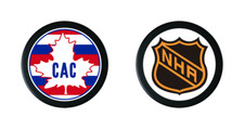 1912 NHA Montreal Canadiens Jersey Style Hockey Puck NEW