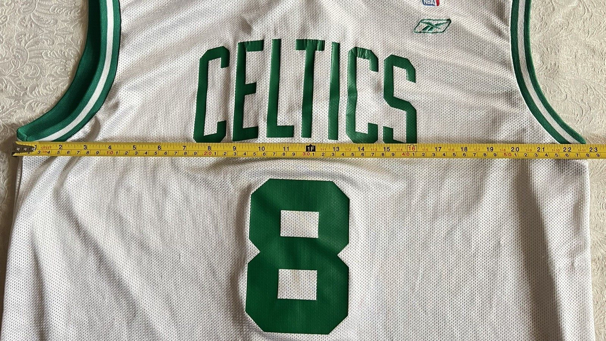 Vintage Antoine Walker Boston Celtics L Reebok Jersey #8 NBA