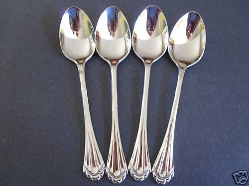 USA SELLER 4 MARQUETTE SERVING SPOONS ONEIDA NEW 18/8 STAINLESS FREE SHIP USA