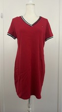 Tommy Hilfiger womens red t-shirt dress size L