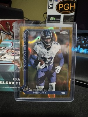 2025 Topps Chrome Derrick Henry Gold Wave /50