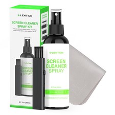 Screen Cleaner Spray Kit 6.7oz Bottle with Microfiber Cloth Brush