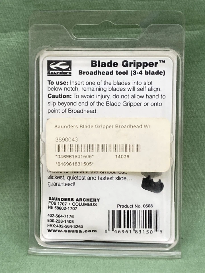 NEW SAUNDERS 0608 BLADE GRIPPER BROADHEAD TOOL - Image 2 of 3