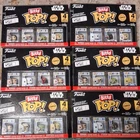 Funko Bitty Pop! Star Wars 4-Pack  x6. Set Chase Figures with Stackable Shelf