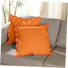 Throw Pillow Covers  18 x 18 Set of 2 Fall 18" x 18" Pack of 2 Orange