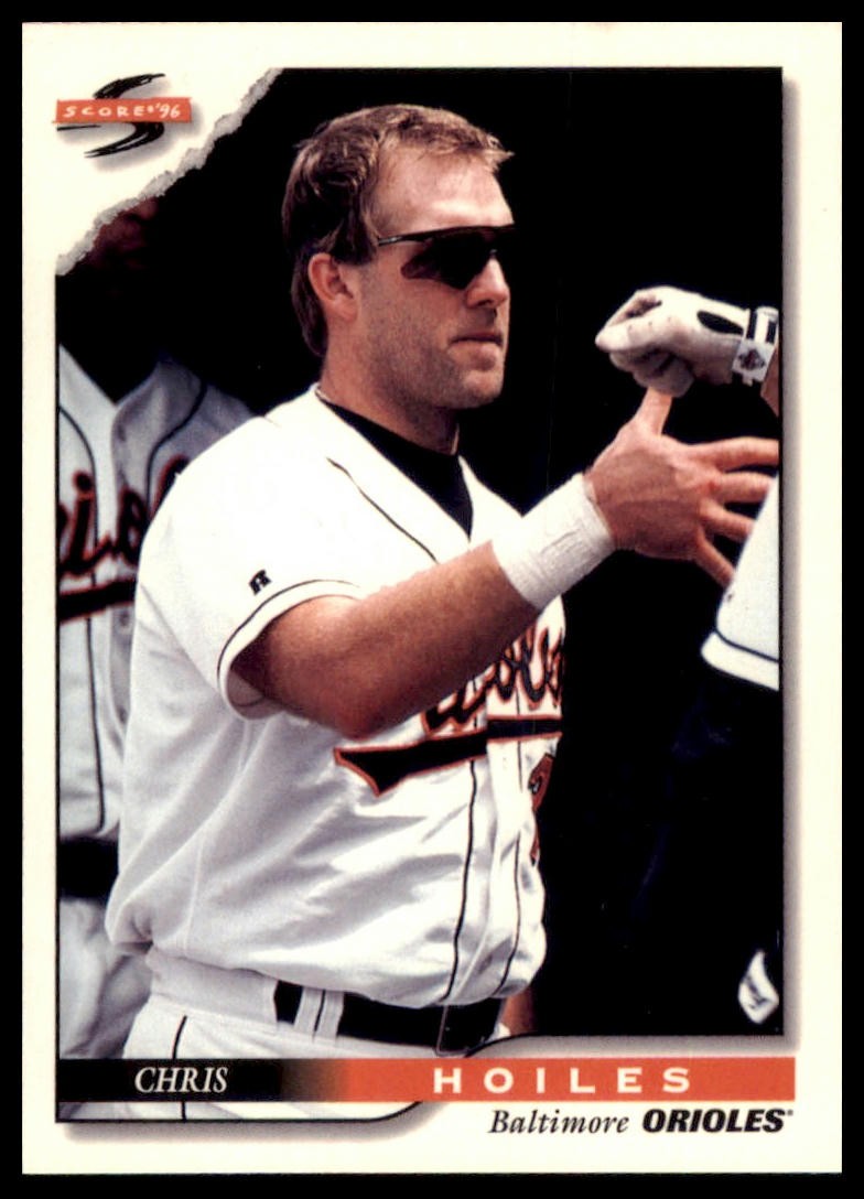 1996 Score #136 Chris Hoiles Orioles