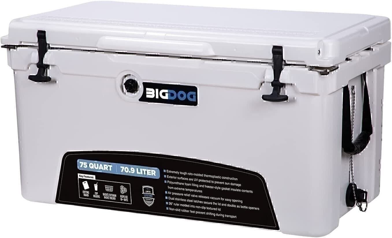75 Quart Hard Side Fishing/camping/outdoor Cooler Bdc75
