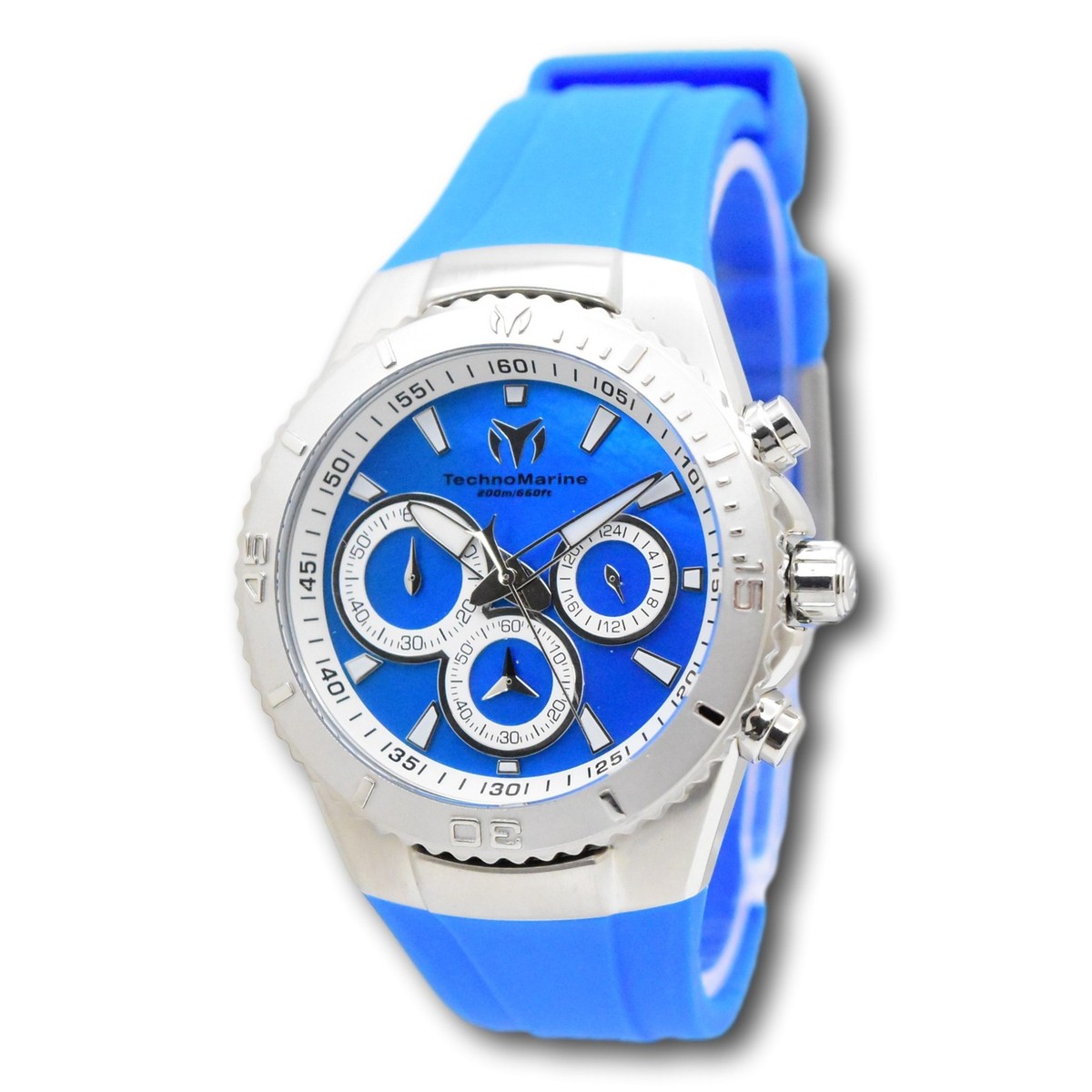 Technomarine Sea Manta Women's 40mm Blue Mother Pearl Chrono Watch