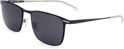 HUGO BOSS 1246/S Matte blue ruthenium 56/19/150 Herren Sonnenbrillen