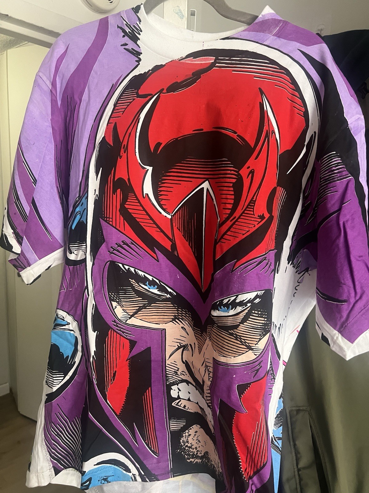 Vintage Vitamin Magneto Vs X-Men Limited Edition AOP Graphic Shirt