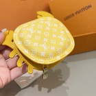 Louis Vuitton Women's Yellow Leather Crab Charm Keychain Accessory — photo 4