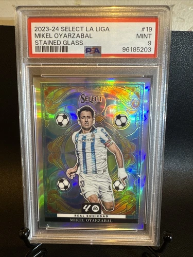 2023-24 select la liga mikel oyarzabal stained glass