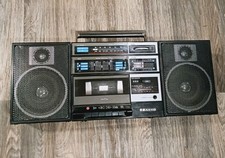 Vintage Sanyo C12a Cassette Stereo Boombox Radio Works Great
