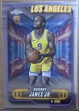 Bronny James 2024-25 Topps Chrome #149 (RC)