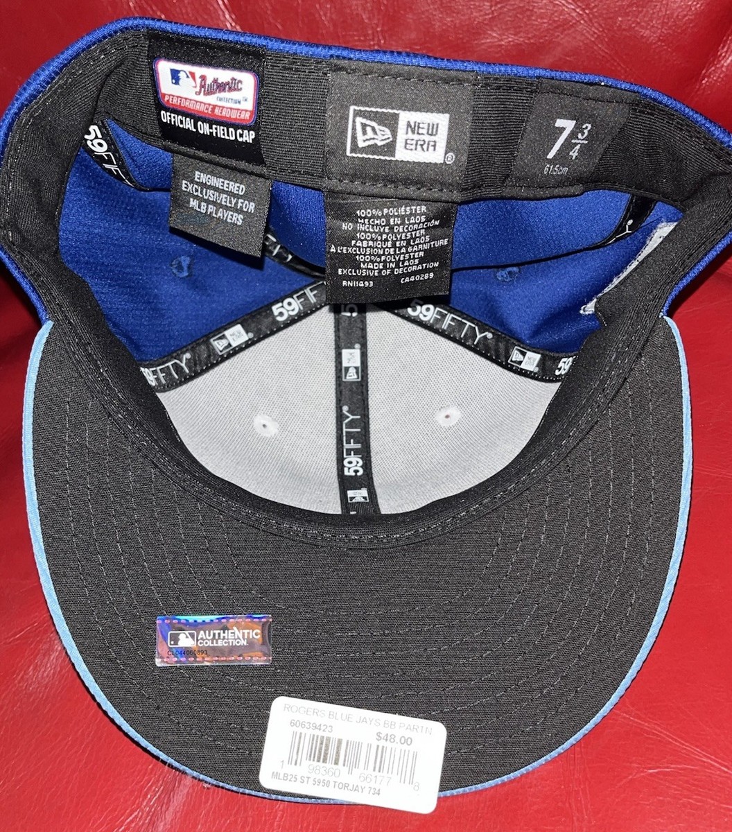 NWT Toronto Blue Jays 59FIFTY Authentic On Field Cap 7 3/4 Fitted