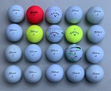 20 PREMIUM GOLF BALLS PRO V1 / X AND CALLAWAY SUPERSOFT. POLISHED