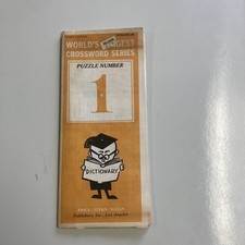 VTG Price/Stern/Sloan Number One World s Largest Crossword Puzzle Series 1969