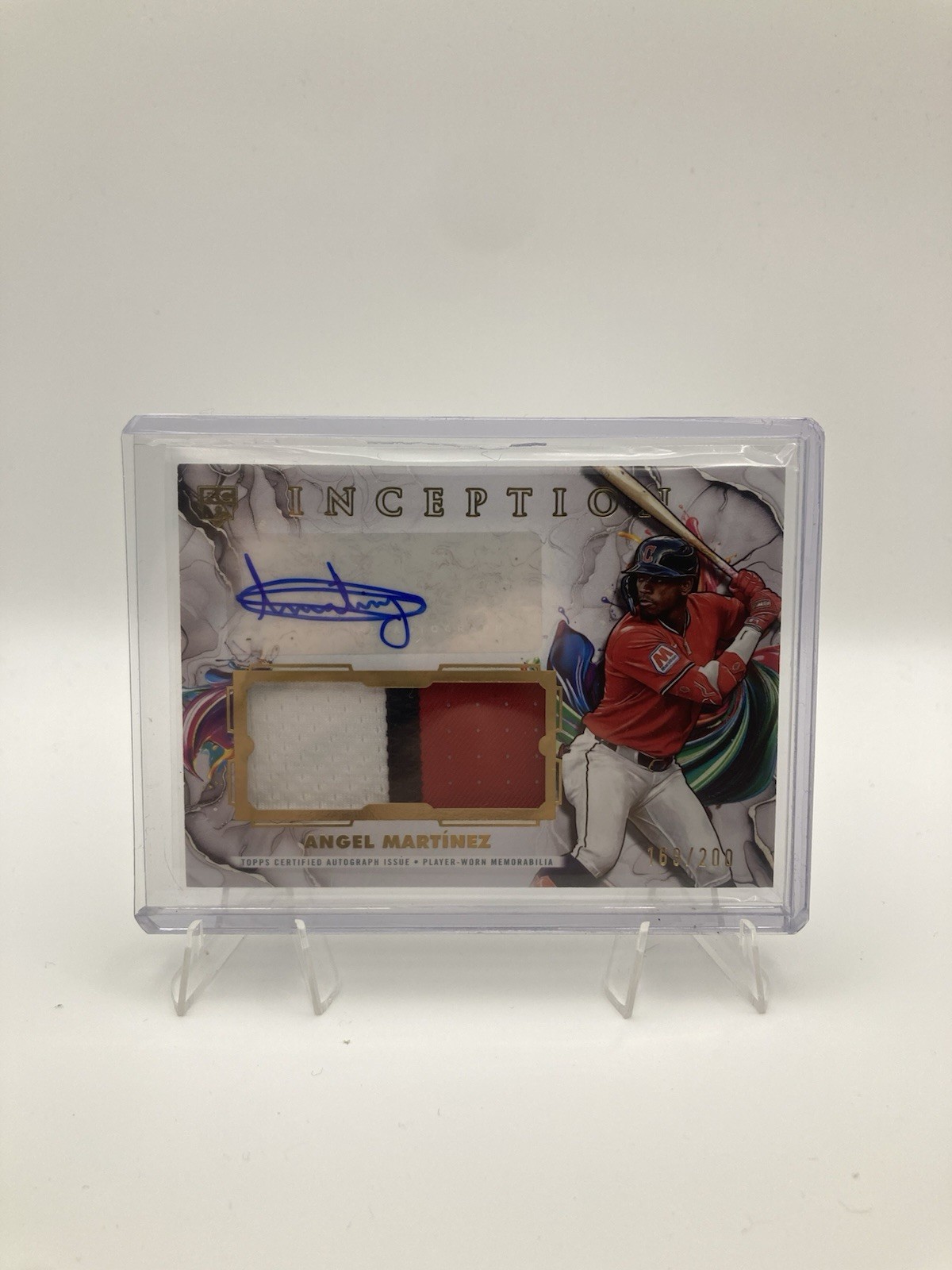 Topps Inception 2025 Angel Martínez Guardians Auto Tri-Patch RC #IAPC-AM /200