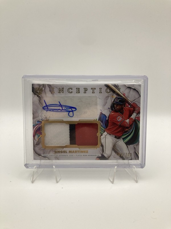 Topps Inception 2025 Angel Martínez Guardians Auto Tri-Patch RC #IAPC-AM /200