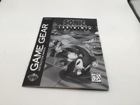 Sonic Labyrinth Sega Game Gear Complete w/Manual CIB Nice!
