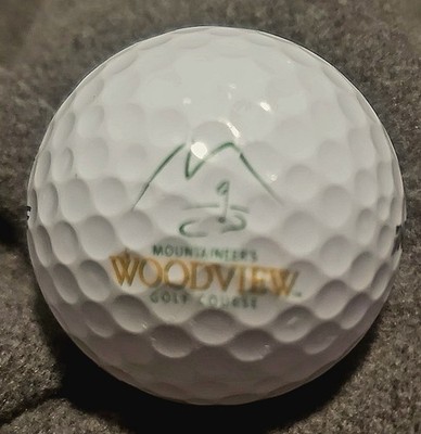  Woodview Golf Course  New Cumberland, WV Logo Golf Ball 
