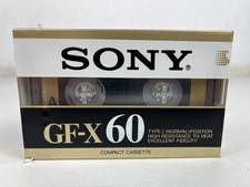 Sony GF-X 60 Type I Normal Vintage Blank Cassette Tape Sealed Very Rare