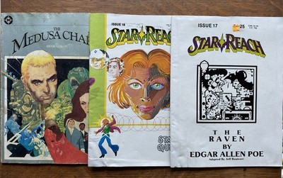 Star Reach 17 18 Medusa Chain Ernie Colon Chon Adams Lee Marrs Comic Reader Lot