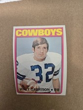 1972 Topps Football High # Walt Garrison #301 Dallas Cowboys