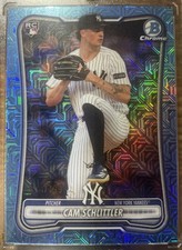 2026 Bowman Cam Schlittler Sky Blue Mojo Refractor /499 RC New York Yankees #53