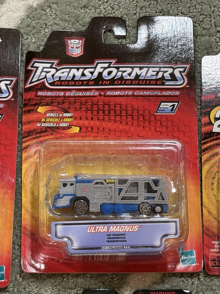 2001 Transformers Robots in Disguise 2 Pack Figures Level 1 Lot - Image 3 of 4