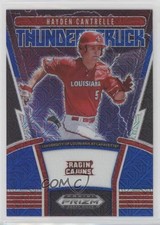 2020 Panini Prizm Draft Picks Thunderstruck Blue Mojo Hayden Cantrelle #TH-6 0q3