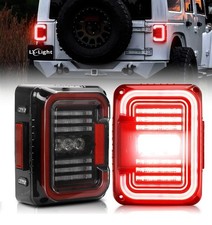 Dot Approved Led Tail Lights For 2007-2017 Jeep Wrangler Jkjku 20w Reverse