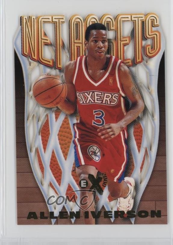 1996-97 Skybox E-X2000 Net Assets Allen Iverson #7 HOF 09is