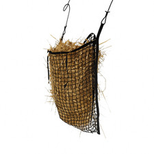 Eco Graze Slow Feed Hay Net   Durable Knotless Nylon Horse Feeder Black 