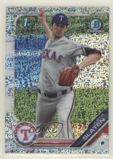 2019 Bowman Draft Chrome Sparkles Refractor Justin Slaten #BDC-24 0c2