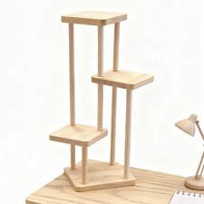 1/12 Doll House Miniature Flower Rack Handcrafts Decorative Display Stand