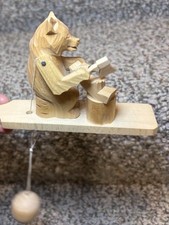 VTG  Russian Carved Bear Sculptor Bogorodskay...