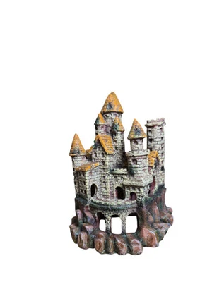 AQUARLINE Schloss Aquarium Aquarium Fell Dekoration Ornament 22*17cm SALE!